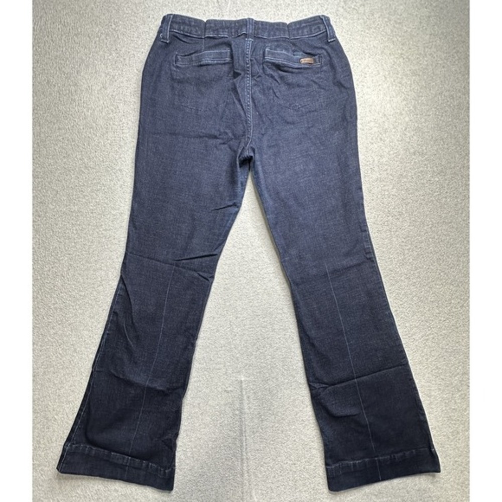 Wrangler Jeans Womens 15x34 Dark Wash Stretch Bootcut Denim Pants YKK Zip Casual